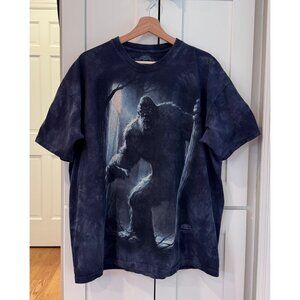 Skullbone Mens Size XL Vintage 2009 T-Shirt Sasquatch Big Foot Tie Dye Nature